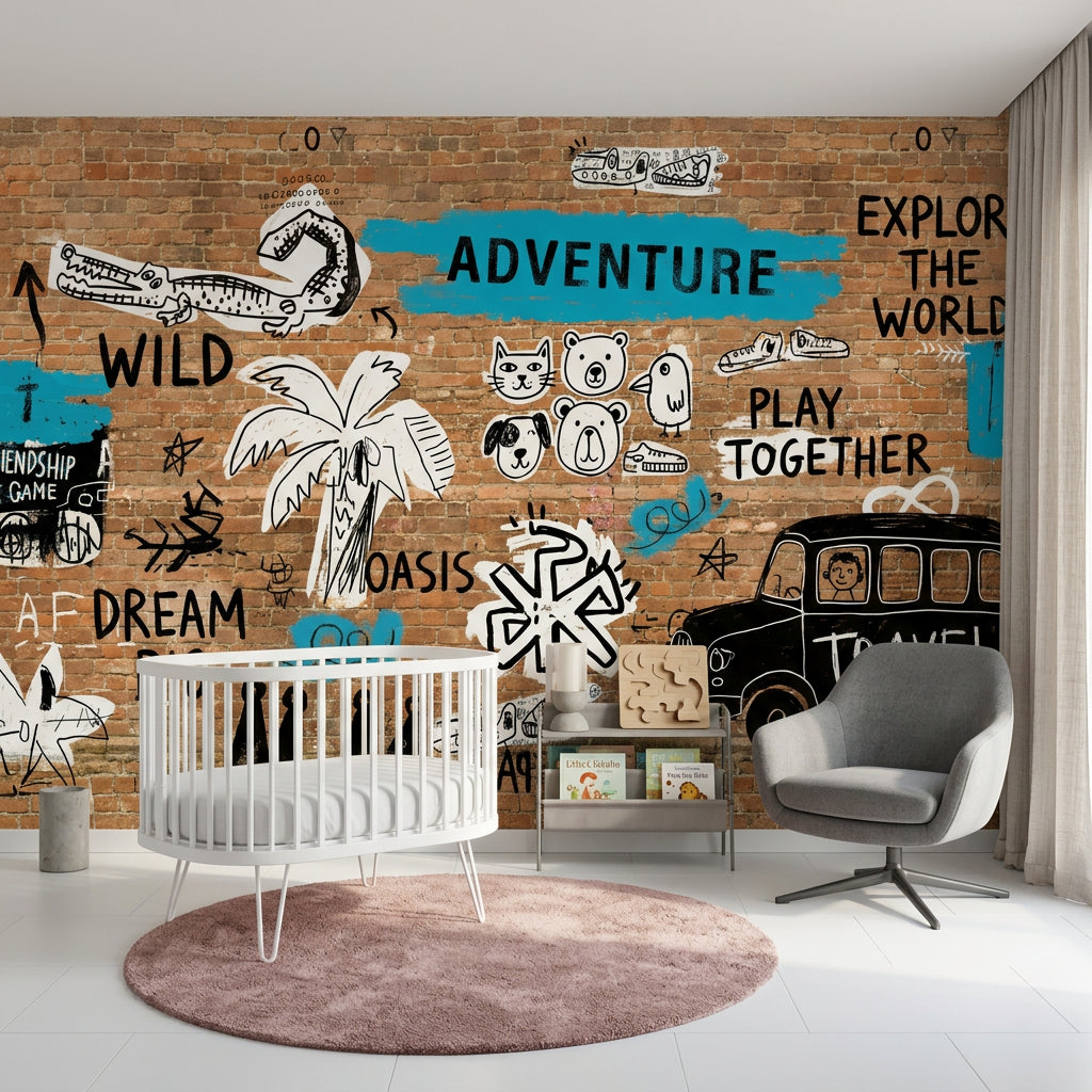 Brick Wall Wallpaper Urban Brick Wall Removable Exposed Brick Wall Wall Decor