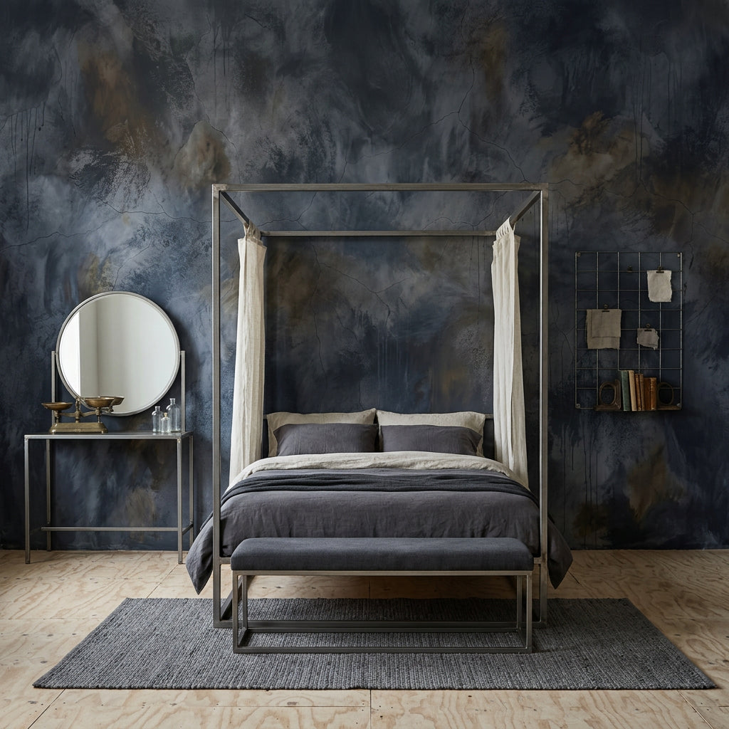 Concrete Texture Wallpaper Cement Finish Industrial Surface Wall Mural