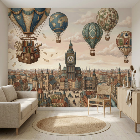 World Map Wallpaper Vintage Cartography Atlas Removable Wall Decor