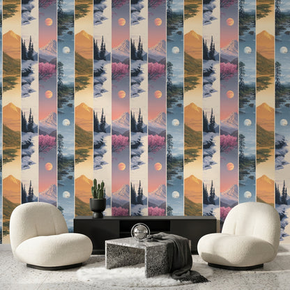 Pink Cherry Wallpaper Cherry Pink Decorative Mural