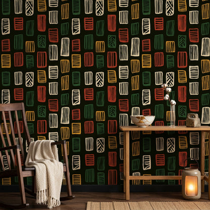 Mid-Century Modern Wallpaper Mid Century Modern Midcentury Modern Decorative Mural