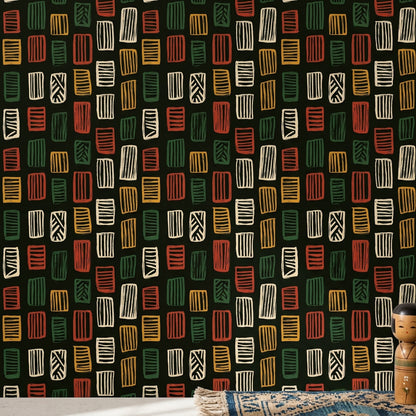 Mid-Century Modern Wallpaper Mid Century Modern Midcentury Modern Decorative Mural