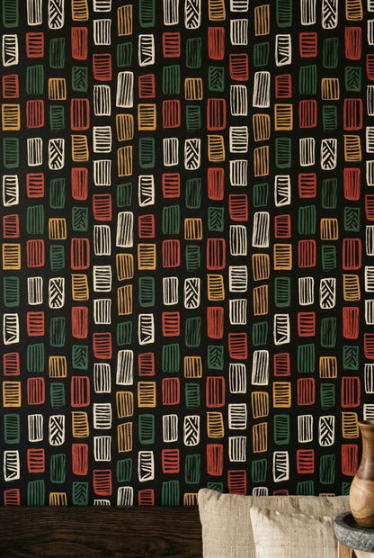 Mid-Century Modern Wallpaper Mid Century Modern Midcentury Modern Decorative Mural