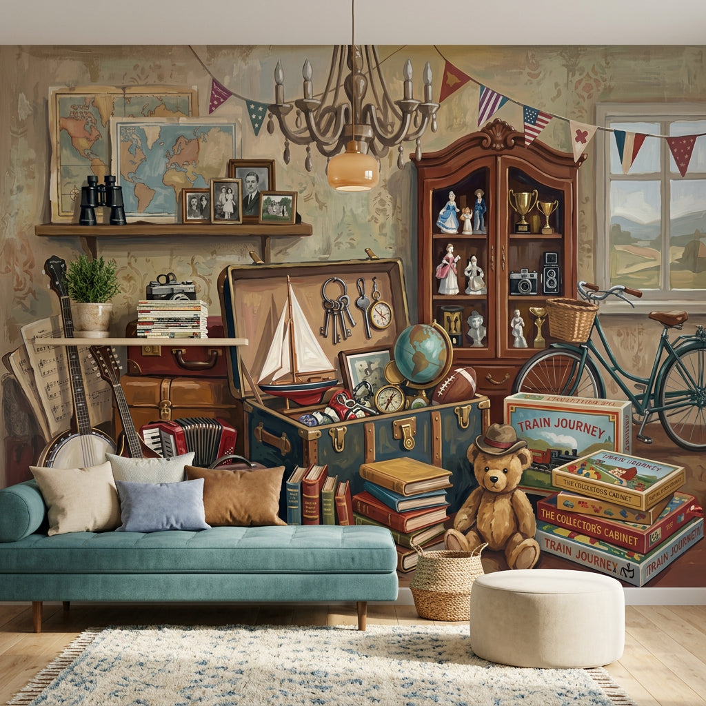 World Maps Wallpaper Atlas Cartography Removable Wall Decor