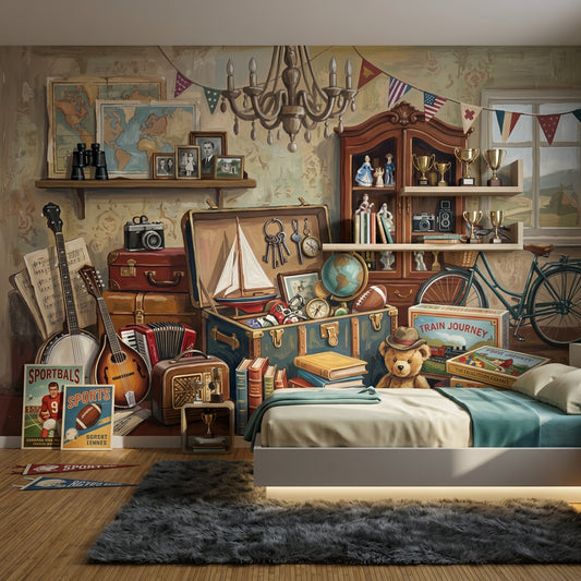 World Maps Wallpaper Atlas Cartography Removable Wall Decor