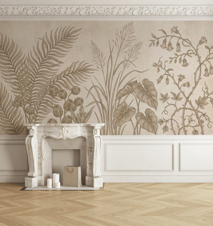 Paper Texture Wallpaper Linen Grain Removable Parchment Wall Decor