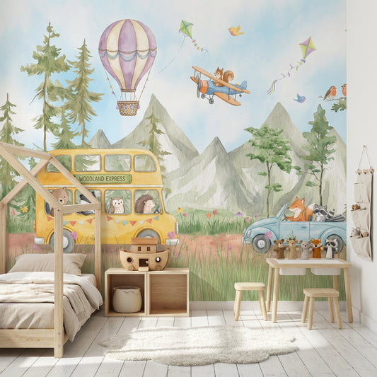 Hot Air Balloon Wallpaper Balloon Sky Removable Wall Decor