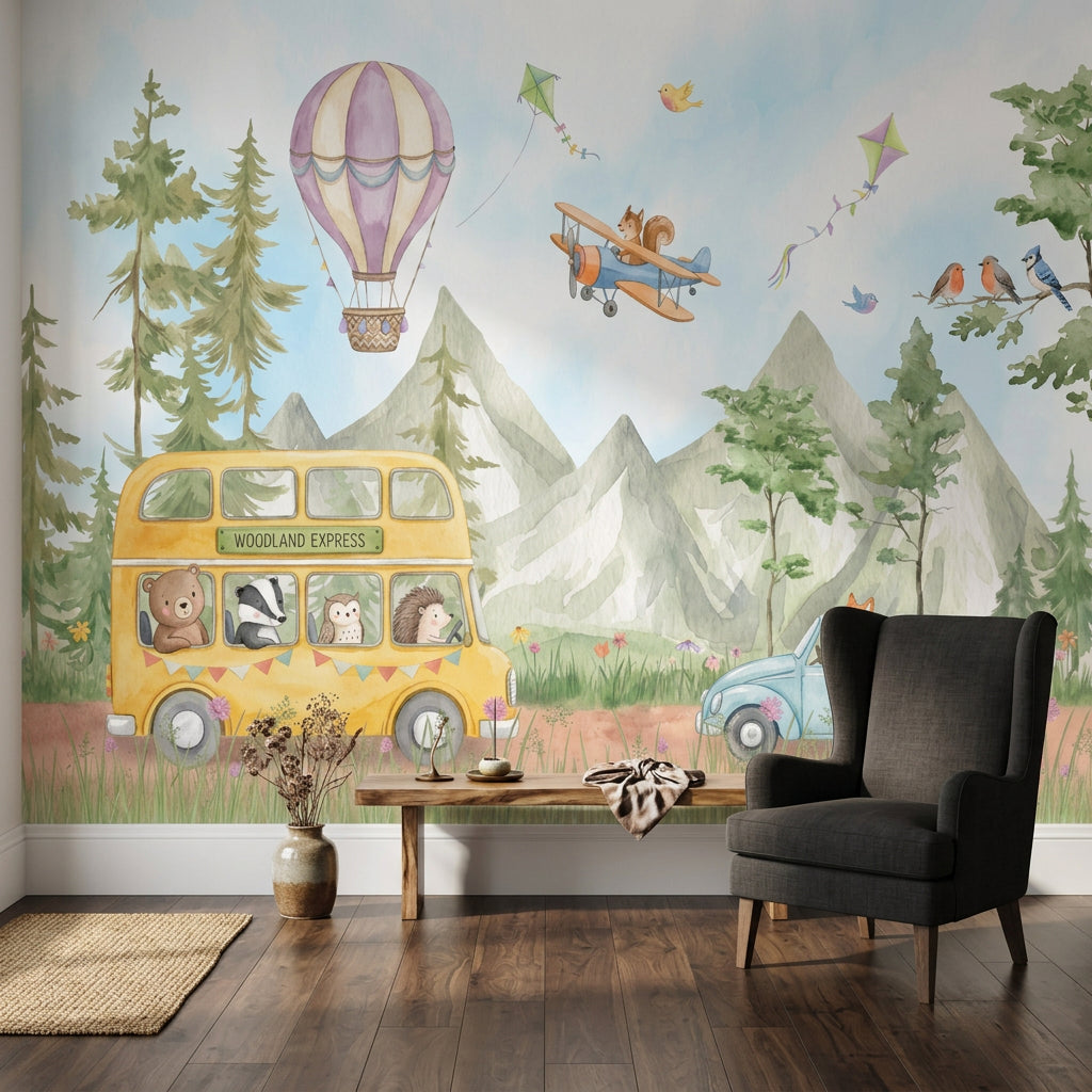 Hot Air Balloon Wallpaper Balloon Sky Removable Wall Decor