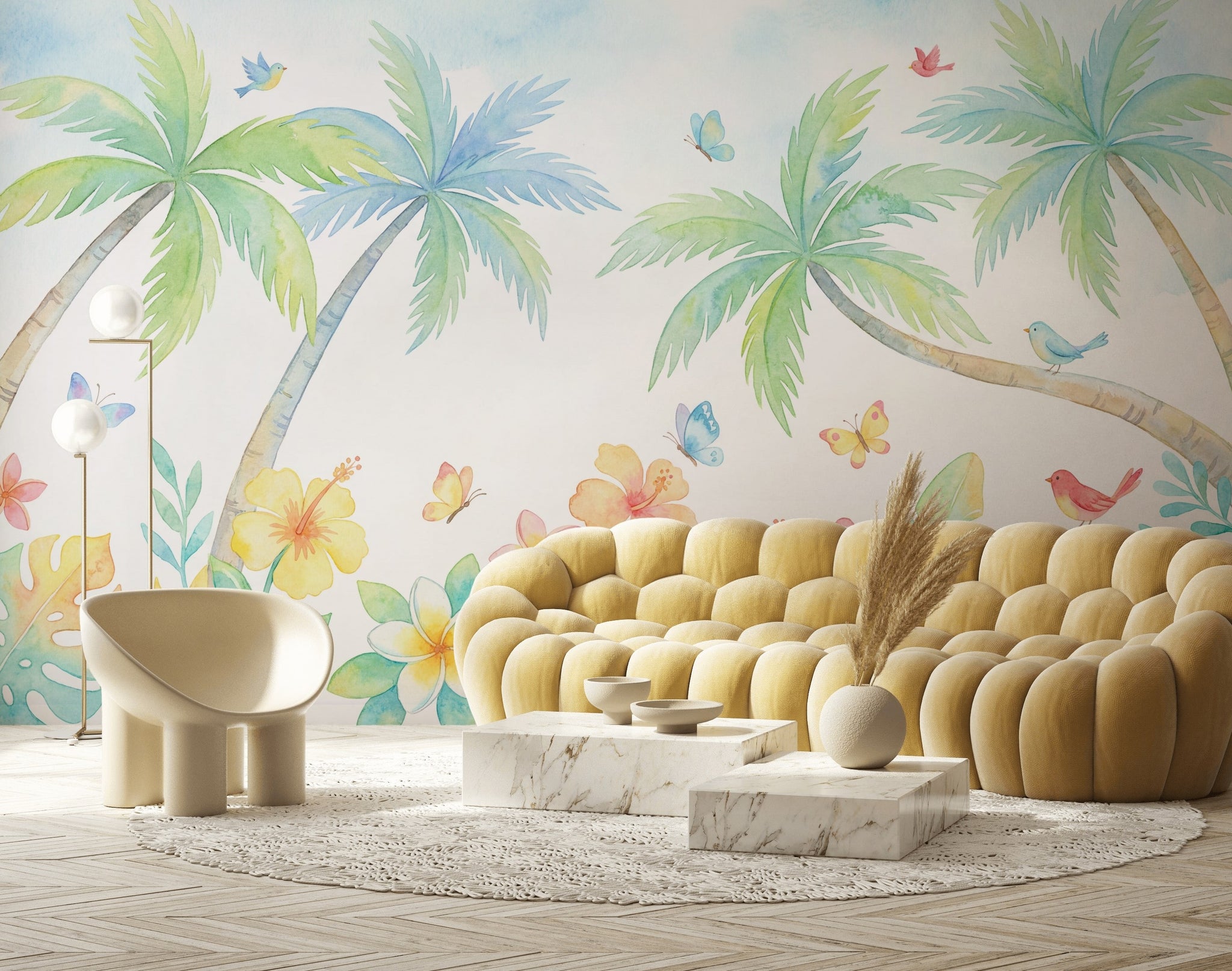 White Background Wallpaper Minimalist Removable Neutral Wall Decor