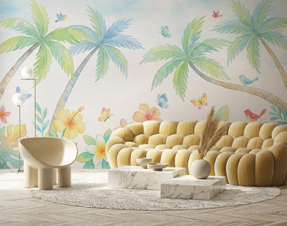 White Background Wallpaper Minimalist Removable Neutral Wall Decor