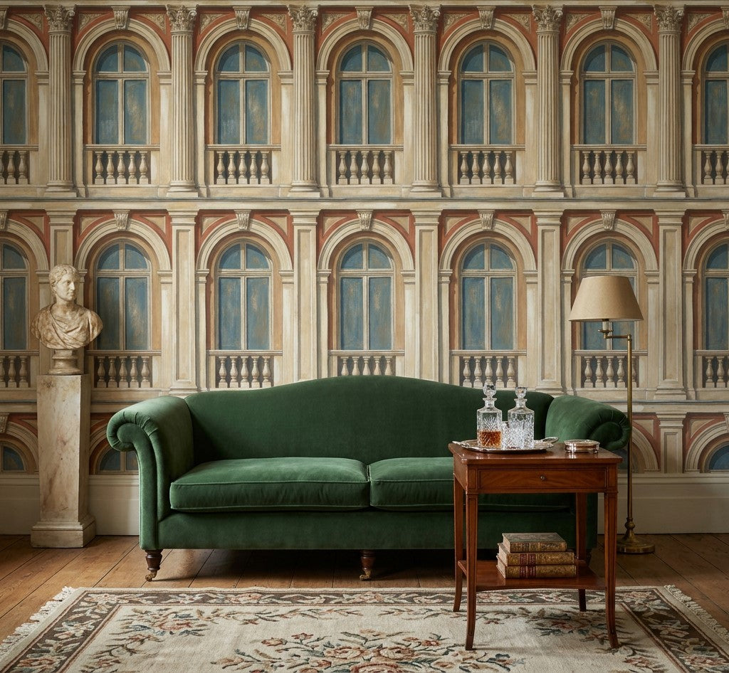 Neoclassical Facade Wallpaper Classical Architecture European Palace Wall Mural
