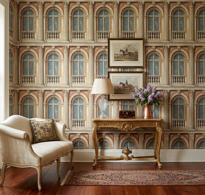 Neoclassical Facade Wallpaper Classical Architecture European Palace Wall Mural