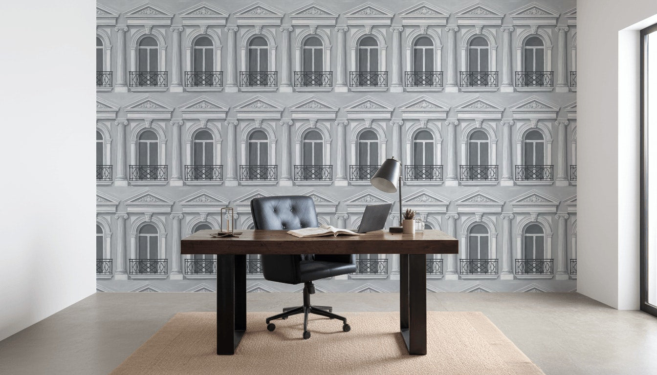 White Background Wallpaper Minimal Removable Neutral Wall Decor