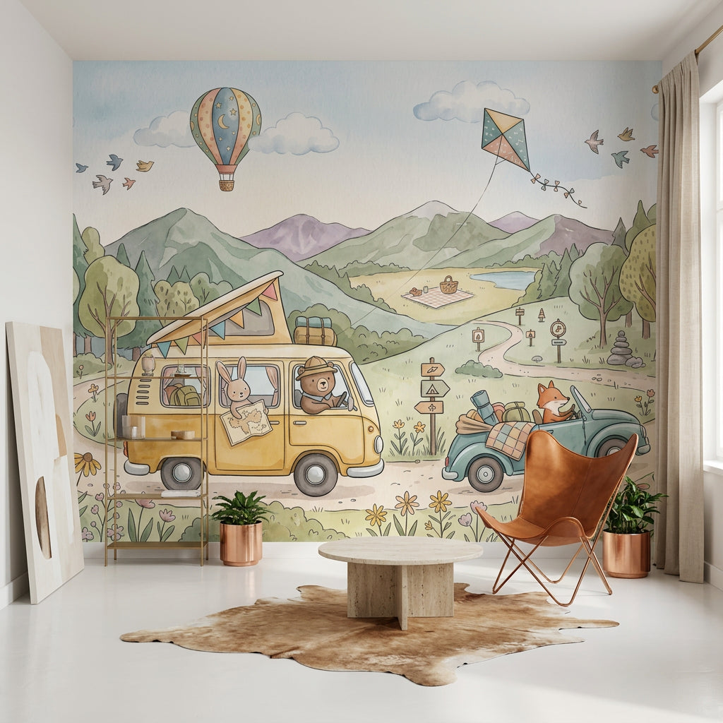 Watercolor Texture Wallpaper Painted Texture Removable Textured Wall Decor