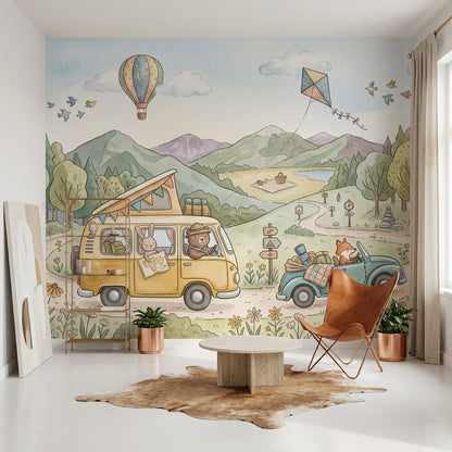 Watercolor Texture Wallpaper Painted Texture Removable Textured Wall Decor