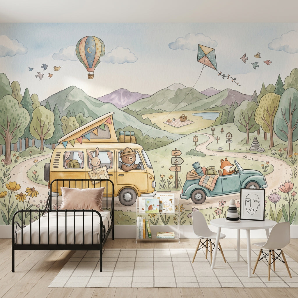 Watercolor Texture Wallpaper Painted Texture Removable Textured Wall Decor