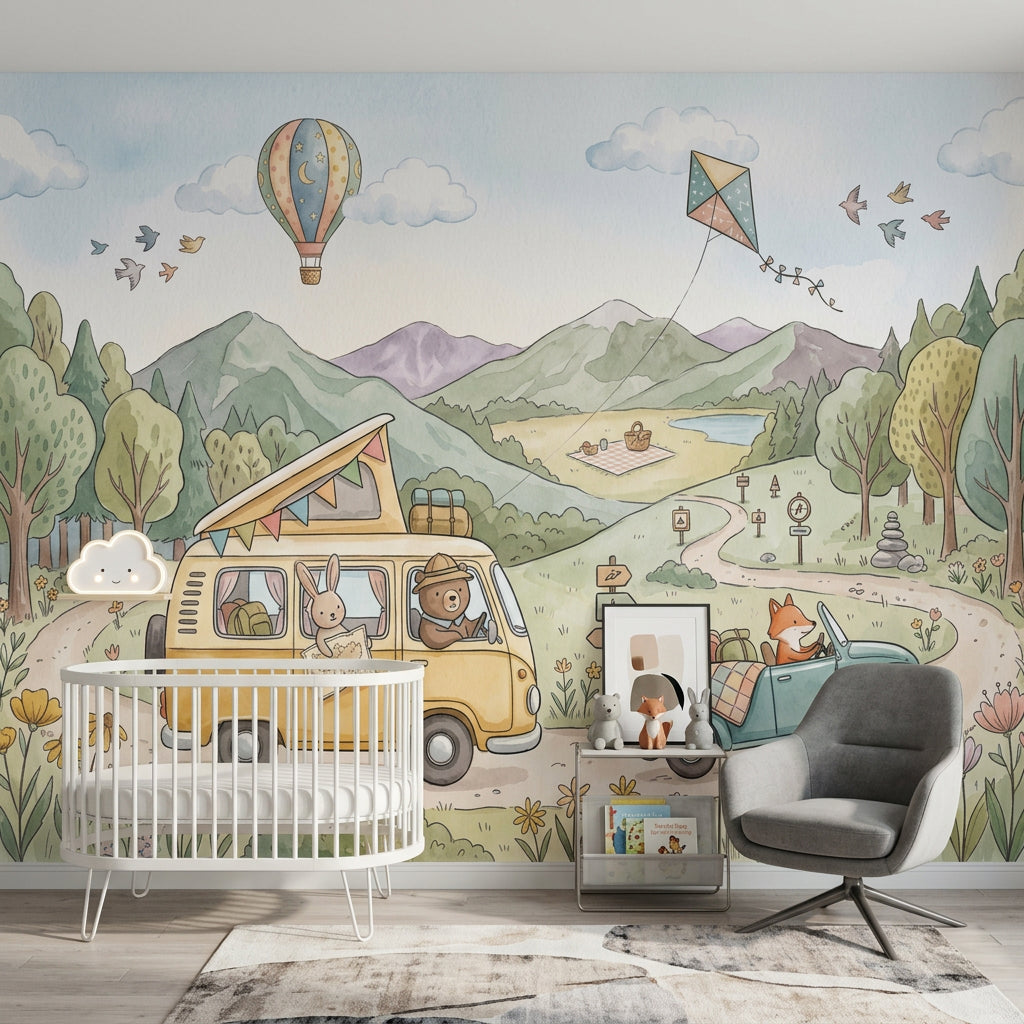 Watercolor Texture Wallpaper Painted Texture Removable Textured Wall Decor