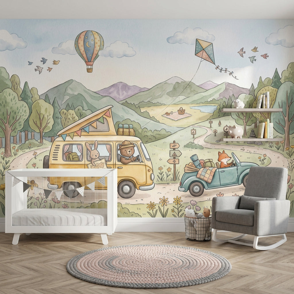 Watercolor Texture Wallpaper Painted Texture Removable Textured Wall Decor
