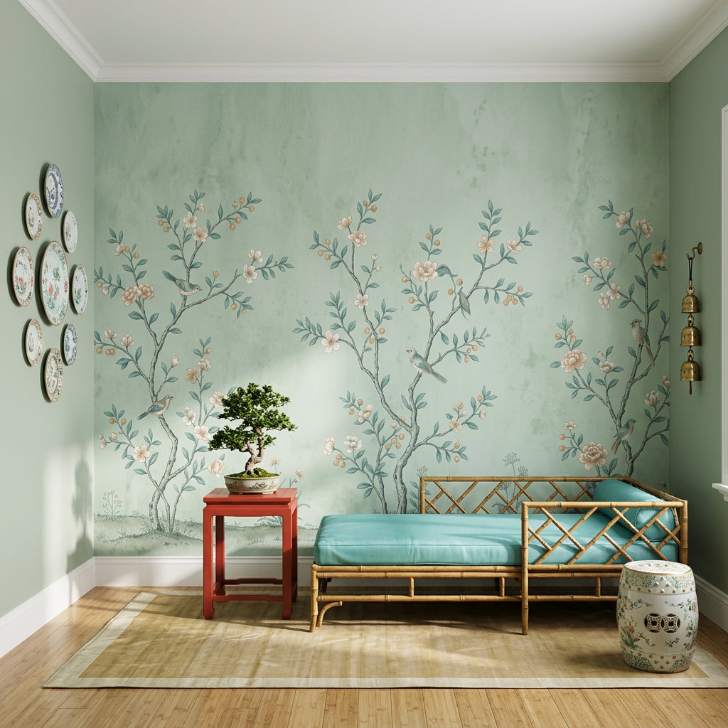 Watercolor Texture Wallpaper Painted Surface Pigment Grain Wall Mural