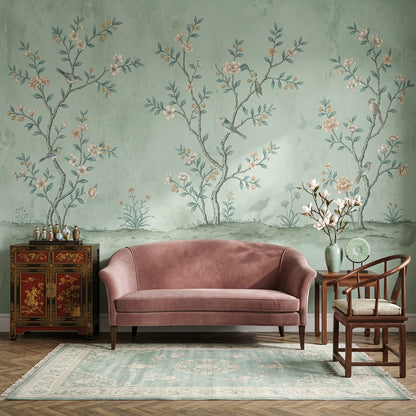 Watercolor Texture Wallpaper Painted Surface Pigment Grain Wall Mural