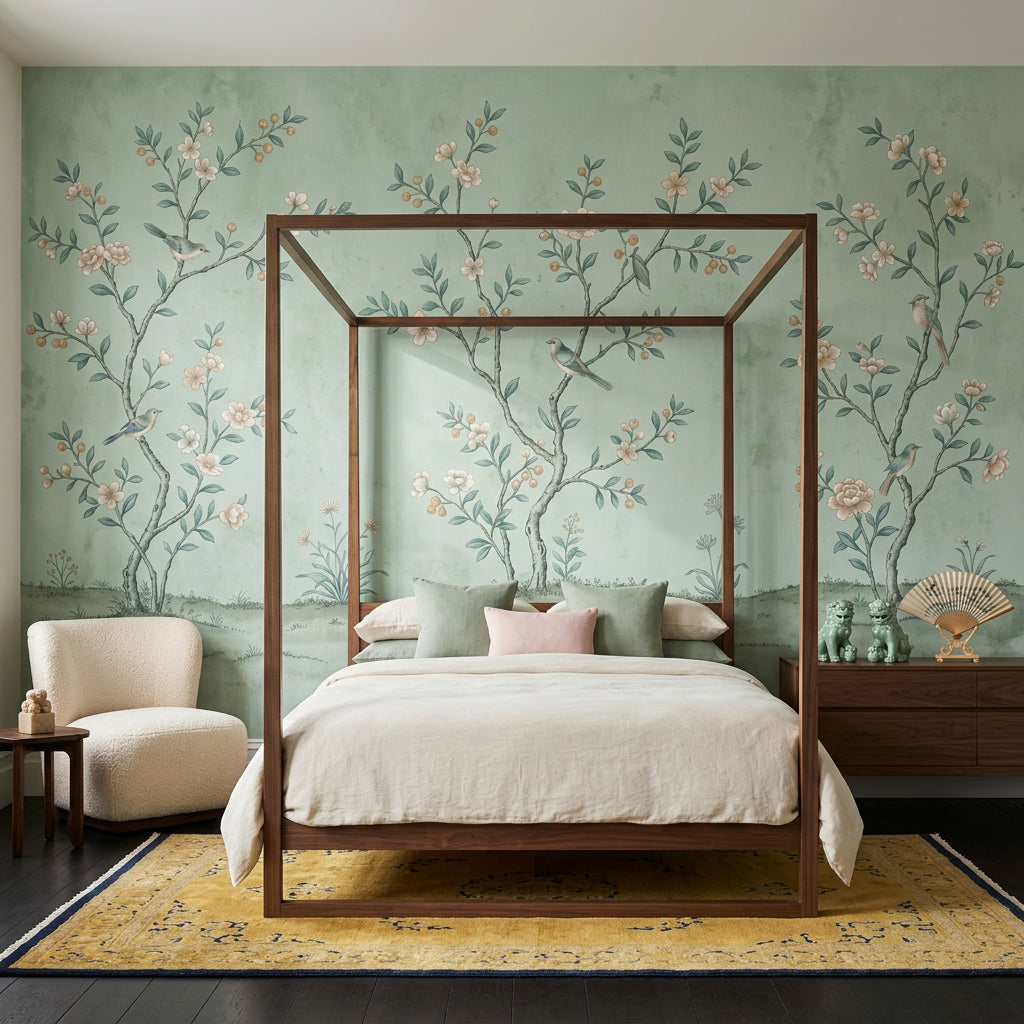 Watercolor Texture Wallpaper Painted Surface Pigment Grain Wall Mural