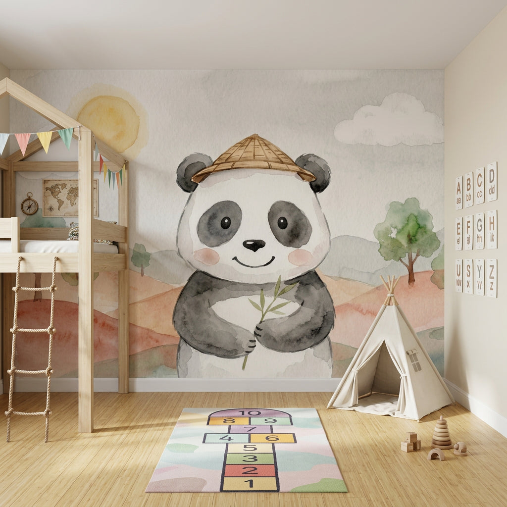 Paper Texture Wallpaper Watercolor Kids Wall Mural