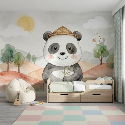 Paper Texture Wallpaper Watercolor Kids Wall Mural