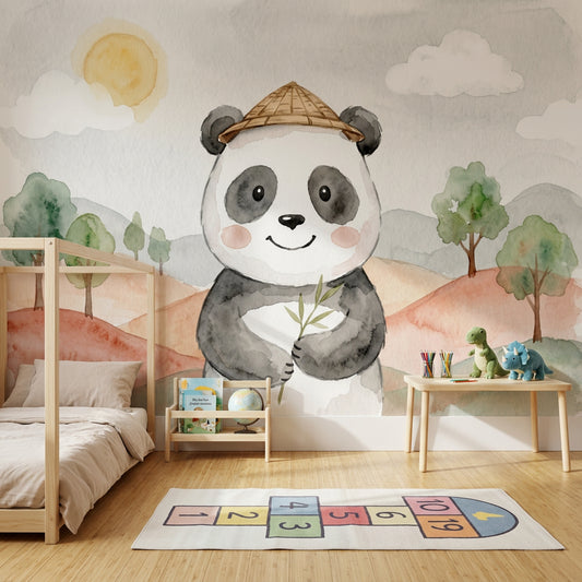 Paper Texture Wallpaper Watercolor Kids Wall Mural