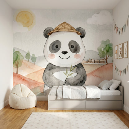 Paper Texture Wallpaper Watercolor Kids Wall Mural