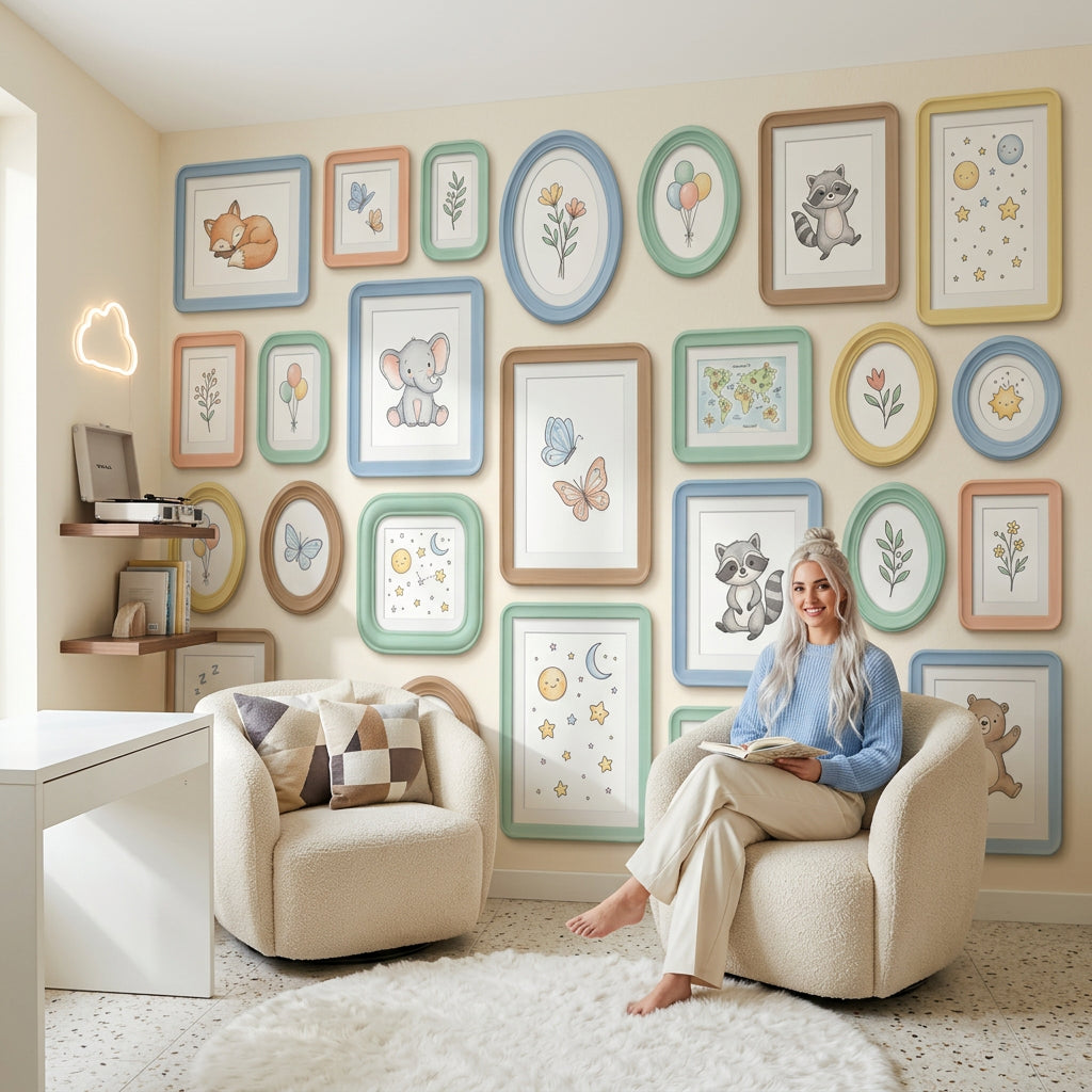 World Map Wallpaper Nursery Kids Wall Mural