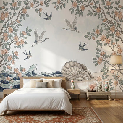 White Background Wallpaper Minimal Removable Neutral Wall Decor