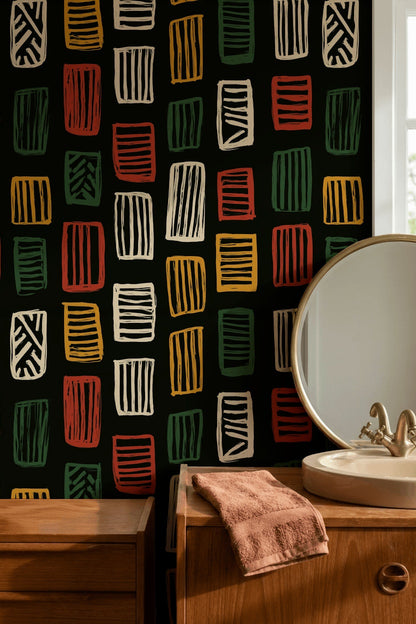 Mid-Century Modern Wallpaper Mid Century Modern Midcentury Modern Decorative Mural