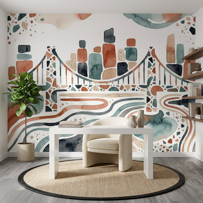 White Background Wallpaper Minimal Removable Neutral Wall Decor