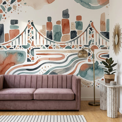 White Background Wallpaper Minimal Removable Neutral Wall Decor