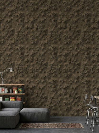 Cracked Earth Wallpaper Distressed Plaster Removable Abstract Texture Wall Double Roll