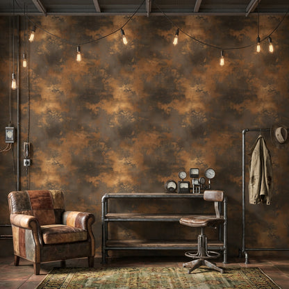 Rust Patina Wallpaper Abstract Texture Industrial Wall Decorative Mural