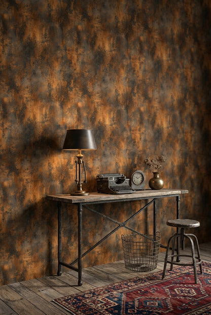 Rust Wallpaper Copper Patina Decorative Mural