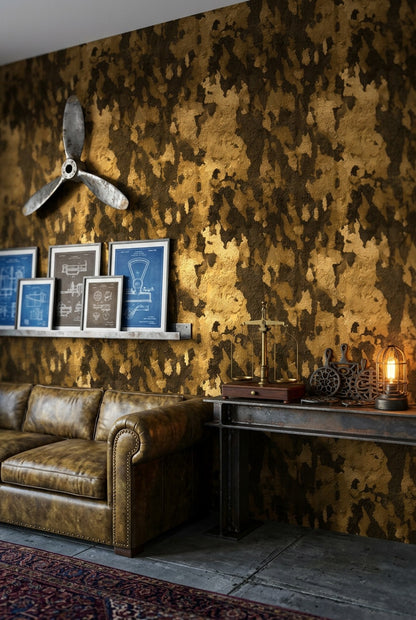 Abstract Texture Wallpaper Distressed Plaster Removable Peeling Paint Wall Decor