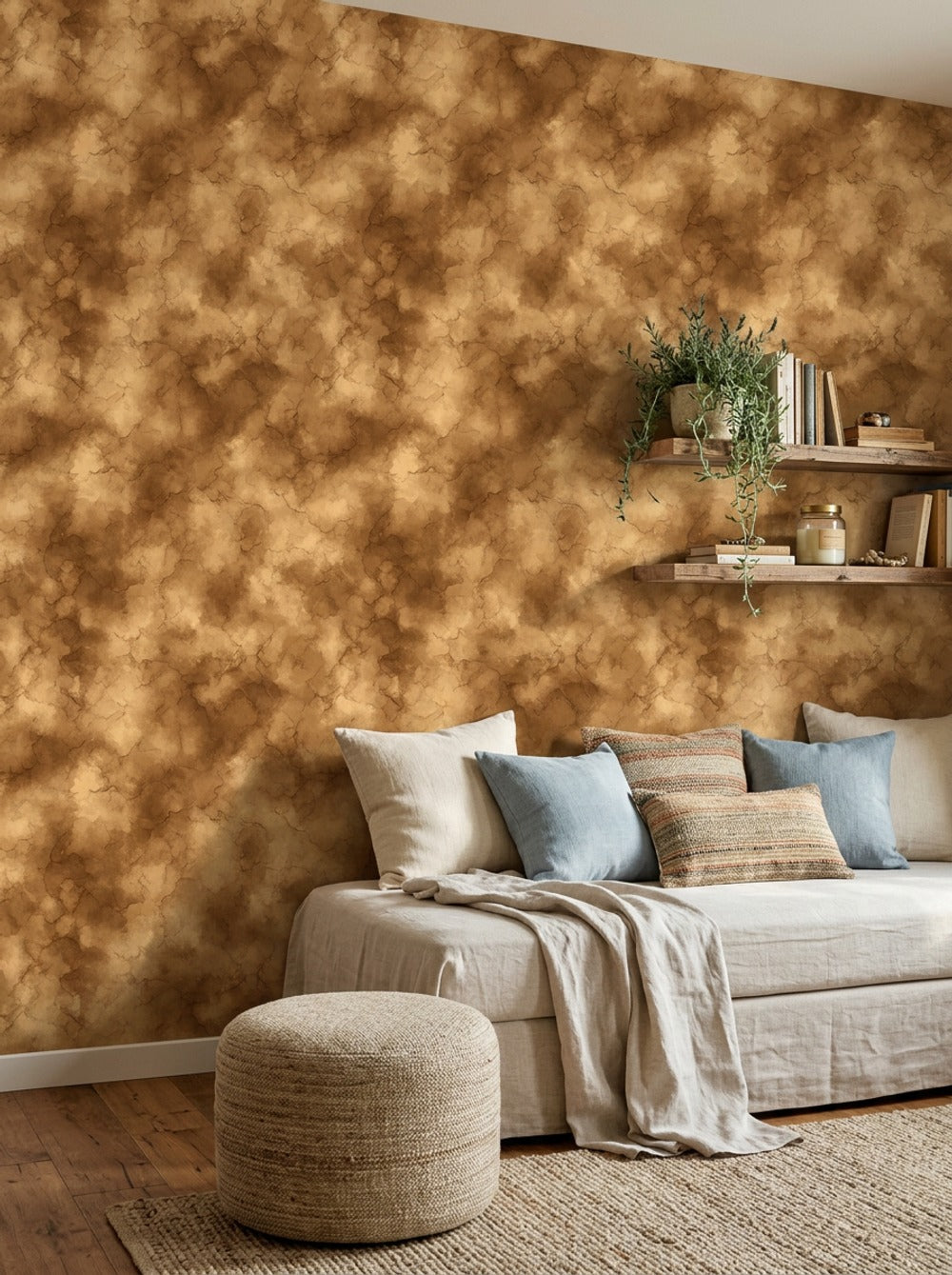 Marble Effect Wallpaper Stone Texture Removable Abstract Background Wall Decor