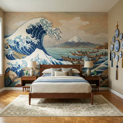 Cloudy Sky Wallpaper Overcast Removable Stormy Horizon Wall Decor