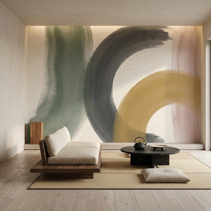 Watercolor Texture Wallpaper Painterly Wash Removable Textured Paper Wall Decor