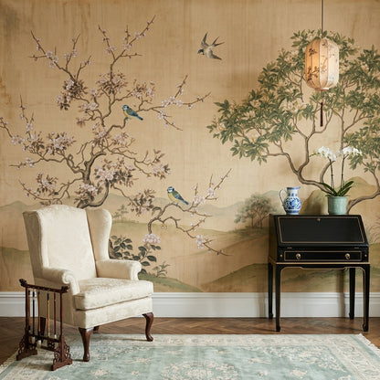Muted Green Wallpaper Sage Green Removable Olive Green Wall Decor