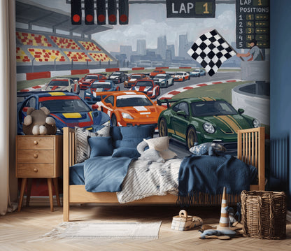 Cloudy Sky Wallpaper Overcast Stormy Wall Mural