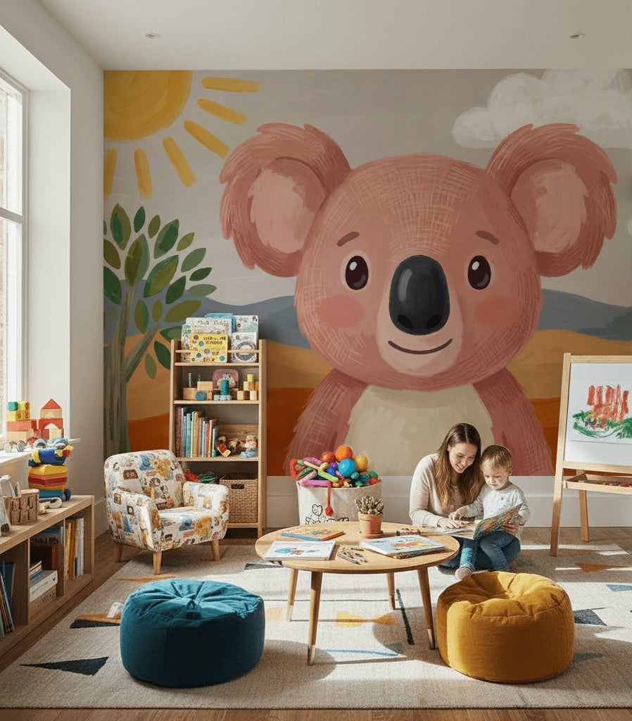 Kids Wallpaper Koala Australian Outback Removable Wall Decor