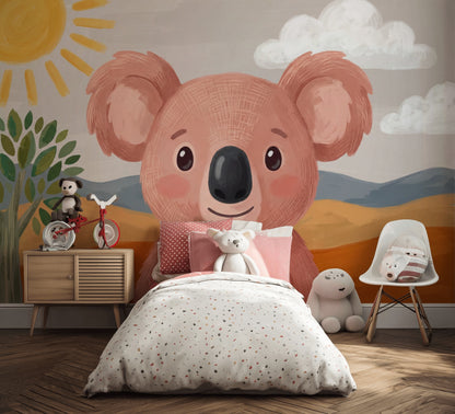 Kids Wallpaper Koala Australian Outback Removable Wall Decor
