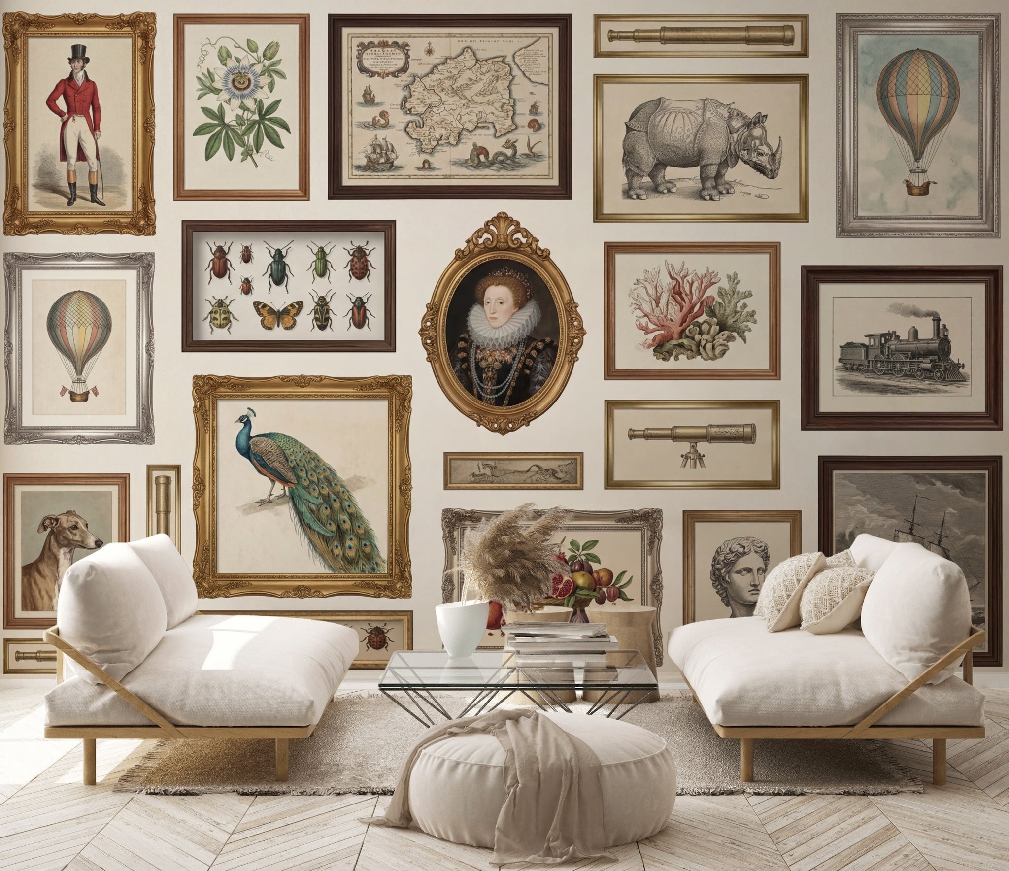 Hot Air Balloon Wallpaper Balloon Removable Travel Wall Decor