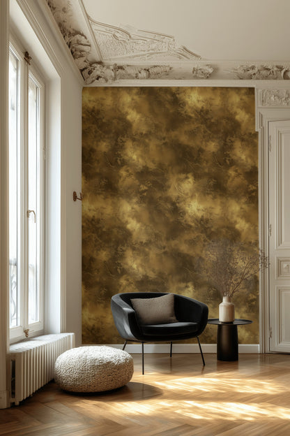 Metallic Gold Wallpaper Marble Texture Removable Abstract Stone Wall Decor