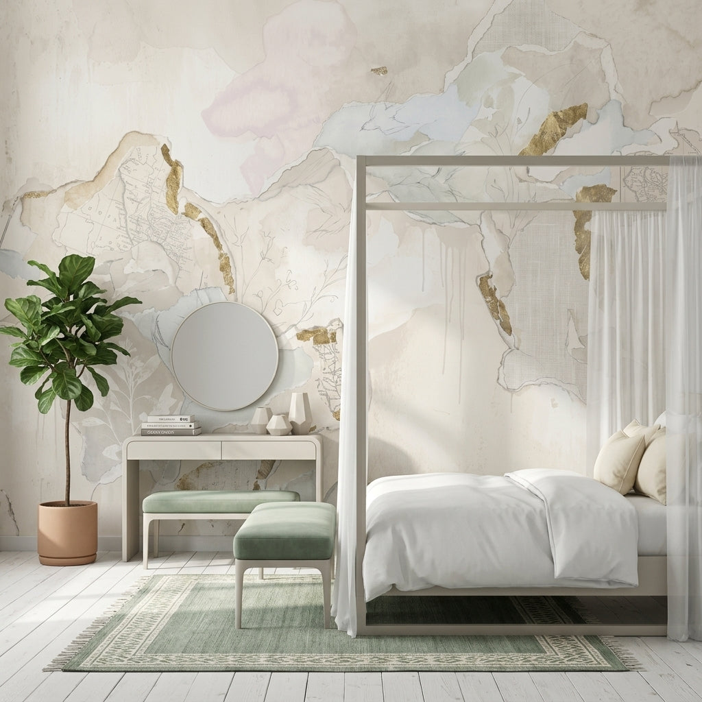 World Map Wallpaper World Map World Map Removable Wall Decor