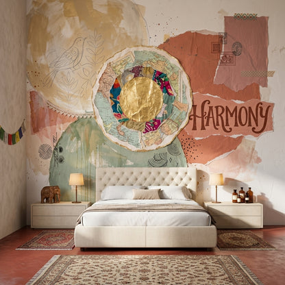 World Map Wallpaper Atlas Cartography Wall Mural