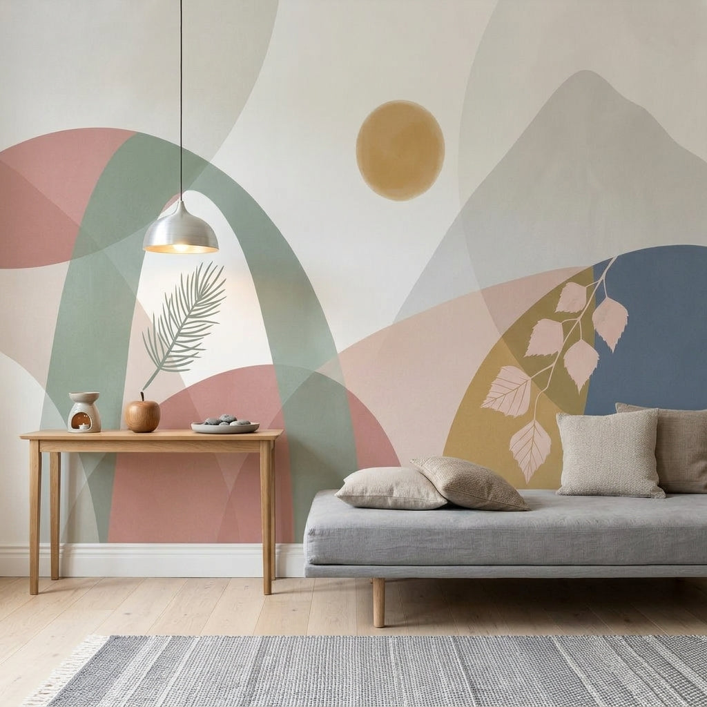 White Background Wallpaper Neutral Minimalist Removable Wall Decor